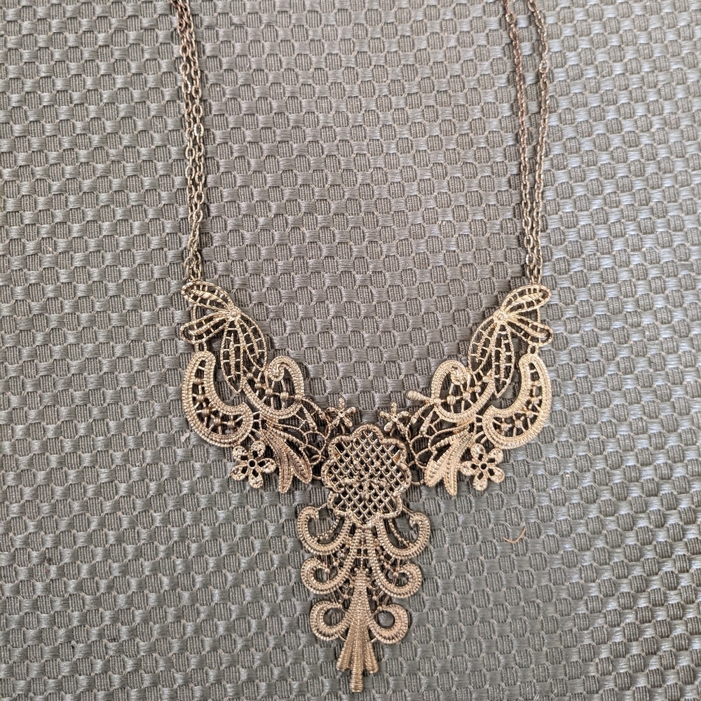 Gold Statement Necklace